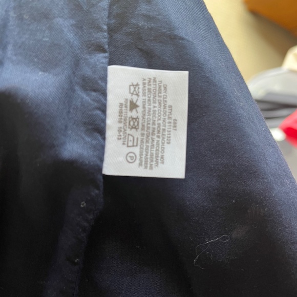 Tory Burch RARE Resortwear Straw Hats African print Cotton Navy Mini Skirt 6 - Picture 11 of 11